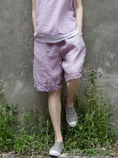 Summer Thin Linen Shorts Rr1004