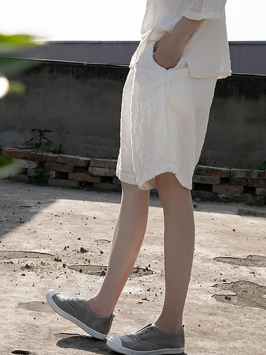 Summer Thin Linen Shorts Rr1004