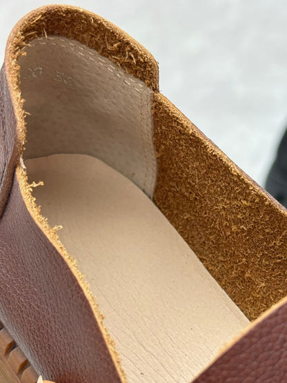 Summer Retro Platform Leather Shoes Rr1020