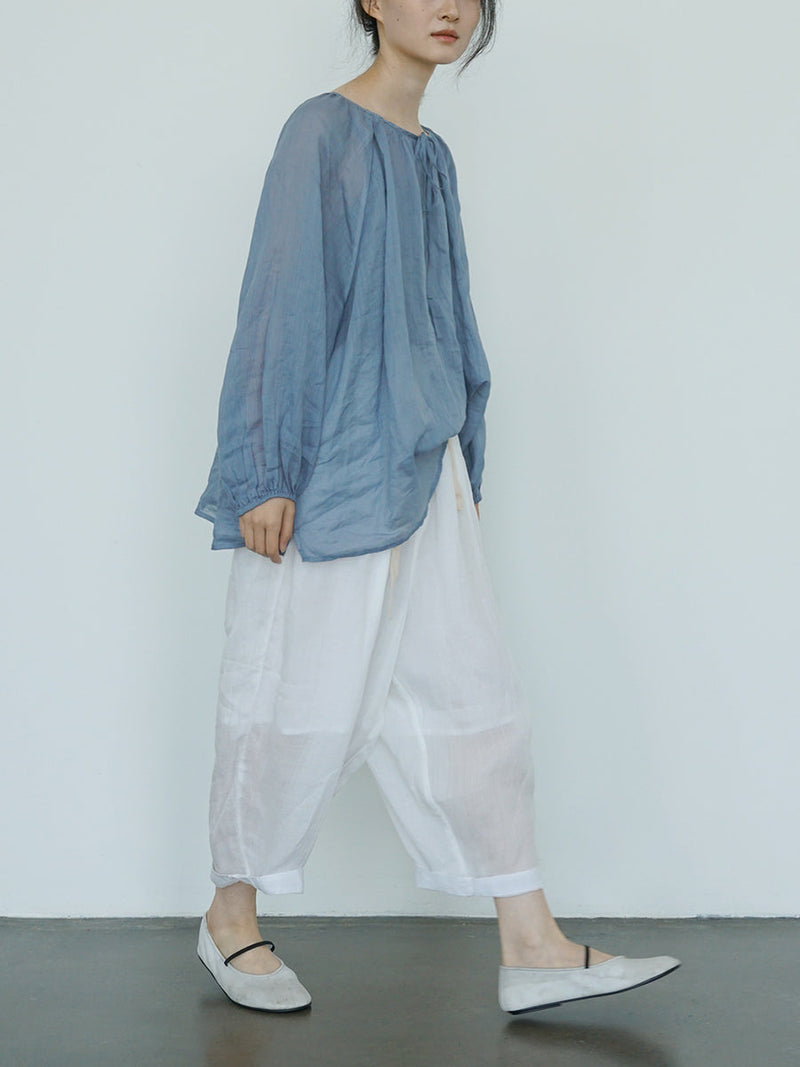 Summer Thin Ramie Harem Pants Ii1012