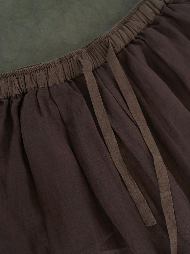 Summer Thin Ramie Harem Pants Ii1012