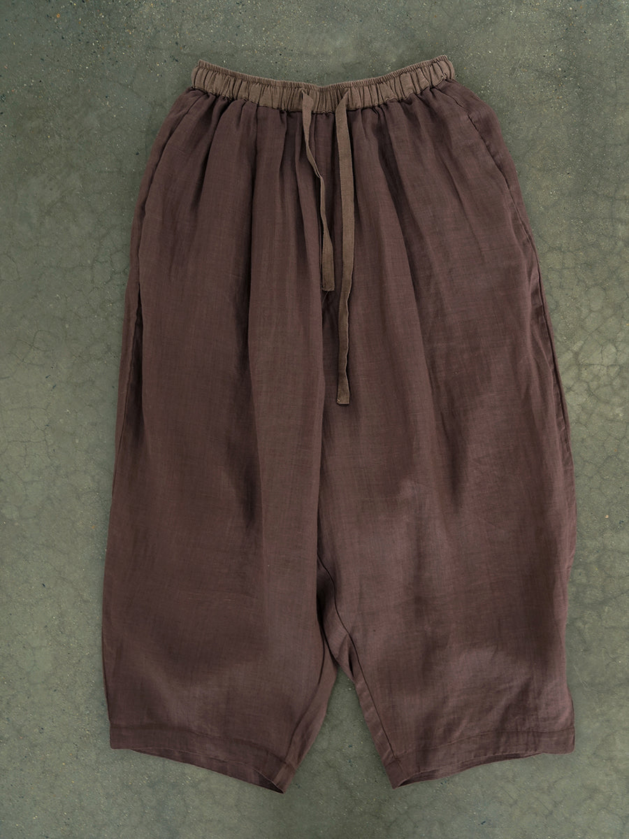 Summer Thin Ramie Harem Pants Ii1012