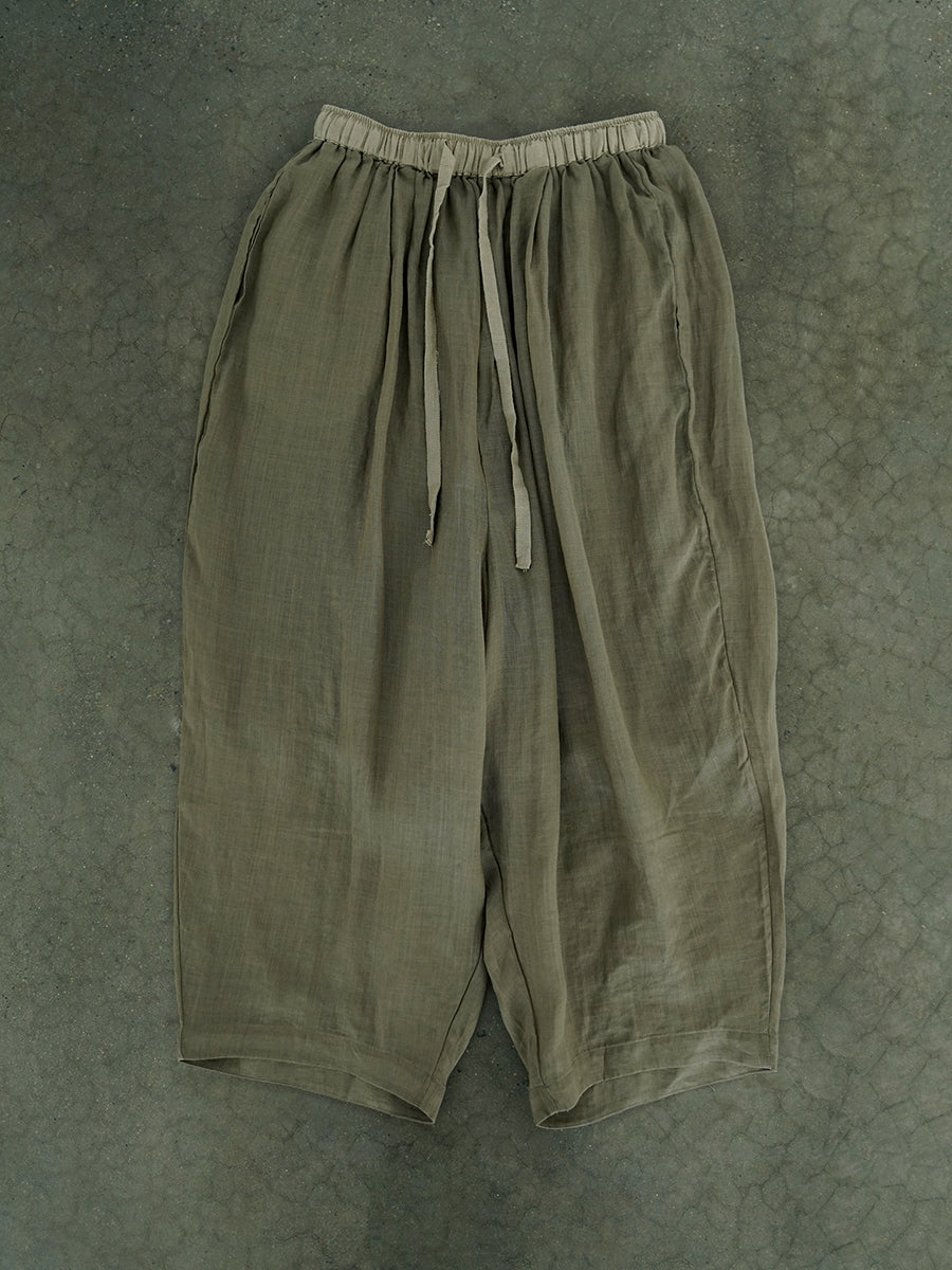 Summer Thin Ramie Harem Pants Ii1012