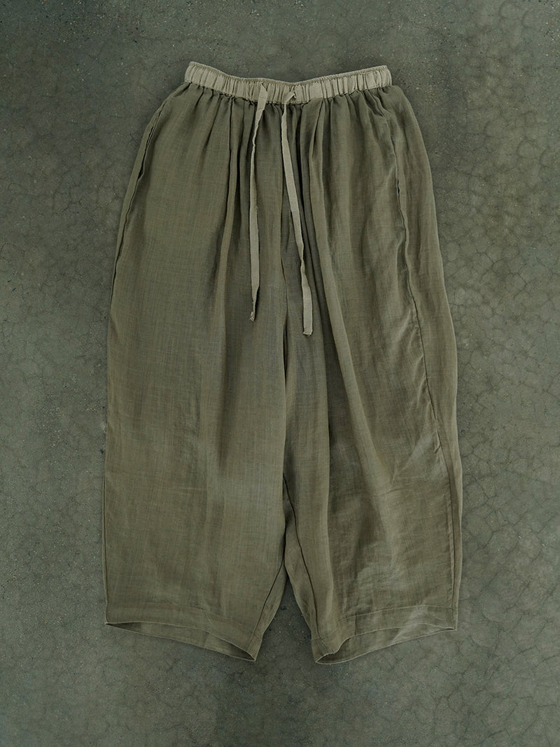 Summer Thin Ramie Harem Pants Ii1012