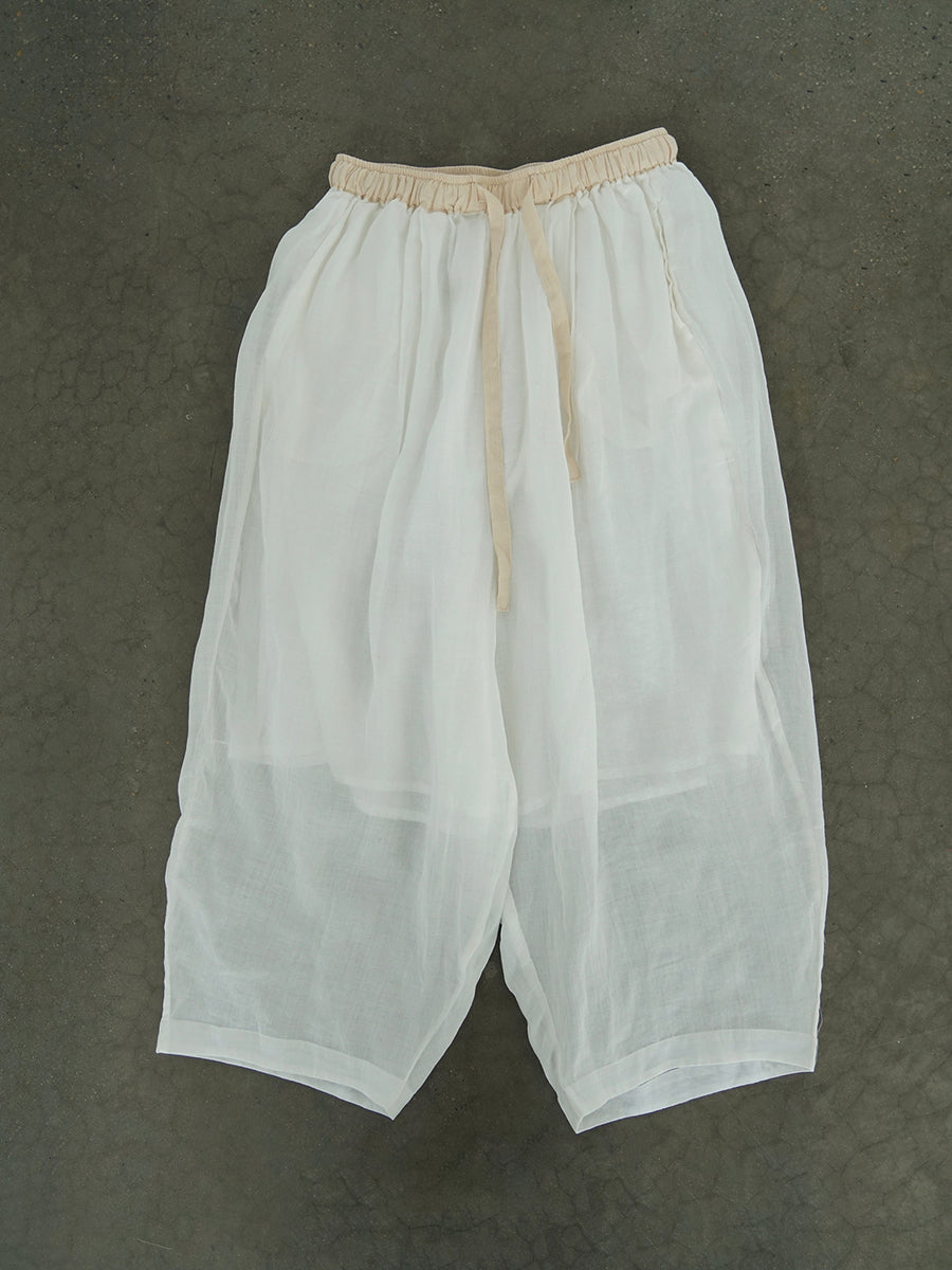 Summer Thin Ramie Harem Pants Ii1012