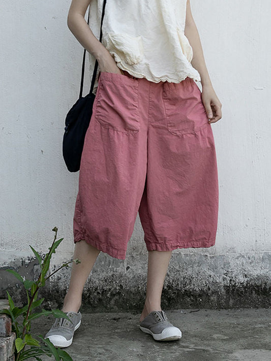 Summer Loose Cotton Pants Ii1027