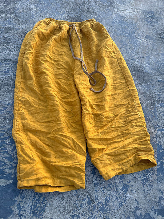 Summer Straight Linen Pants Pp1006