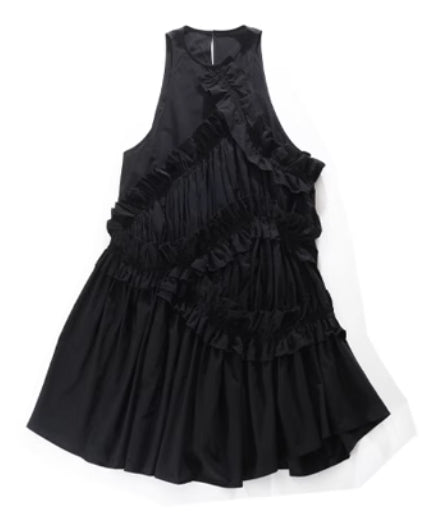 Cotton Ruffle Maxi Dress