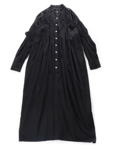 Cotton Ruffle Maxi Dress