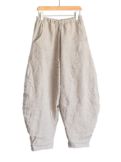 Summer Linen Harem Pants Ll029