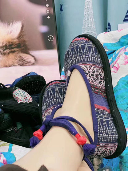 Summer Cotton Soft Flat Shoes Cc002