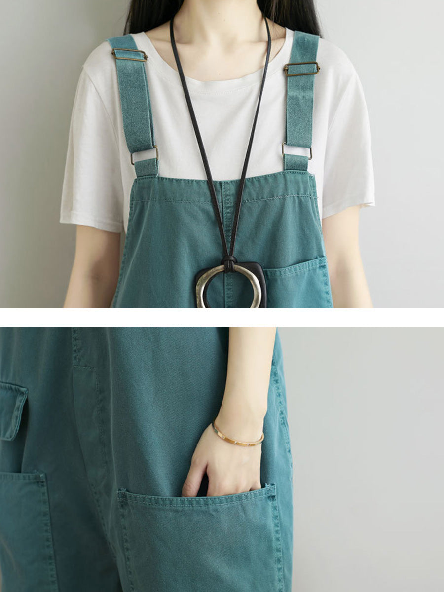 Summer Frayed Loose Jumpsuits Cc014