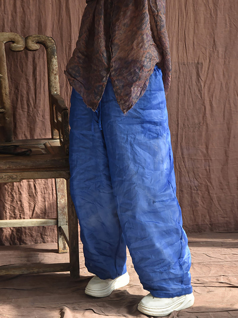 Summer Ramie Thin Harem Pants Cx025