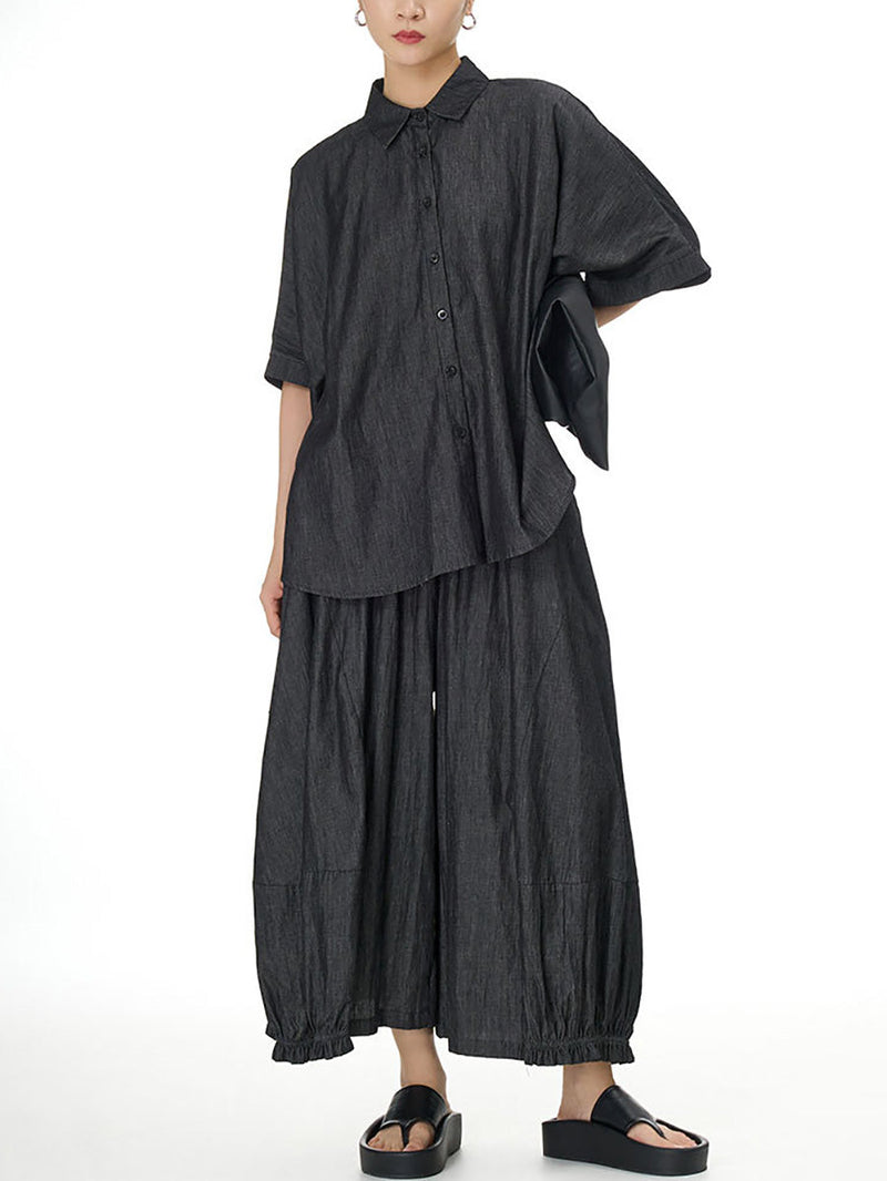 Summer Wide-leg Loose Pants Fd028