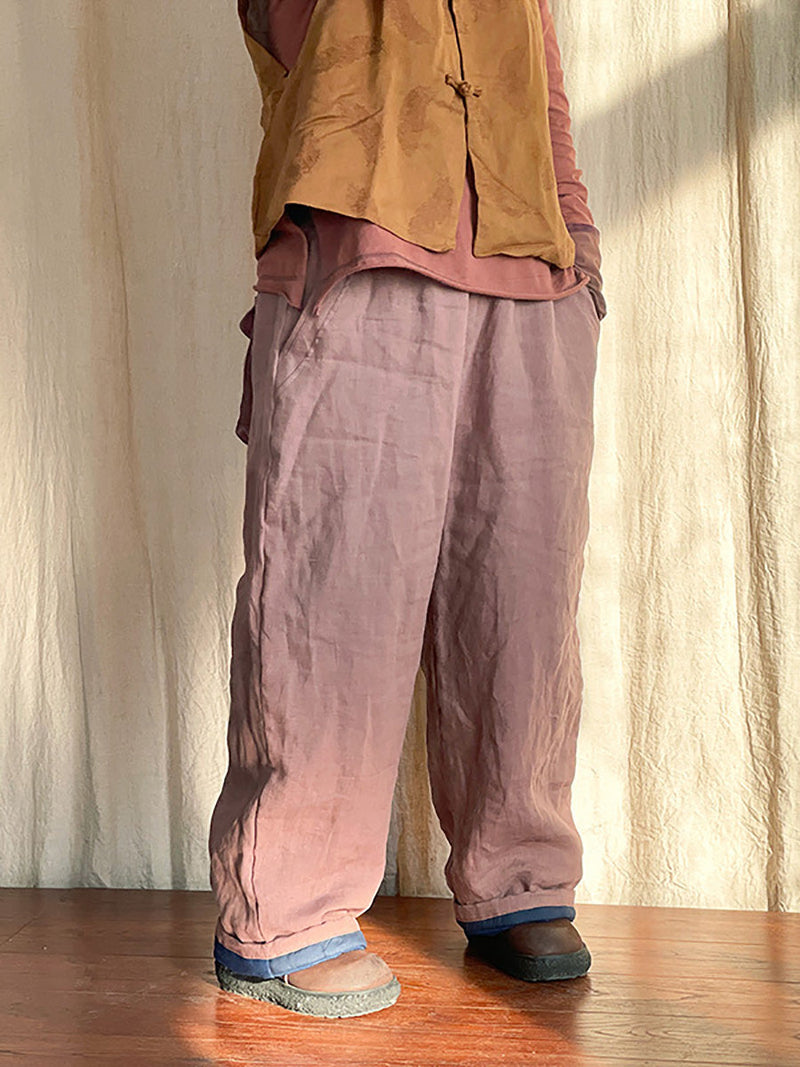 Winter Rero Linen Pocket Harem Pants At1096