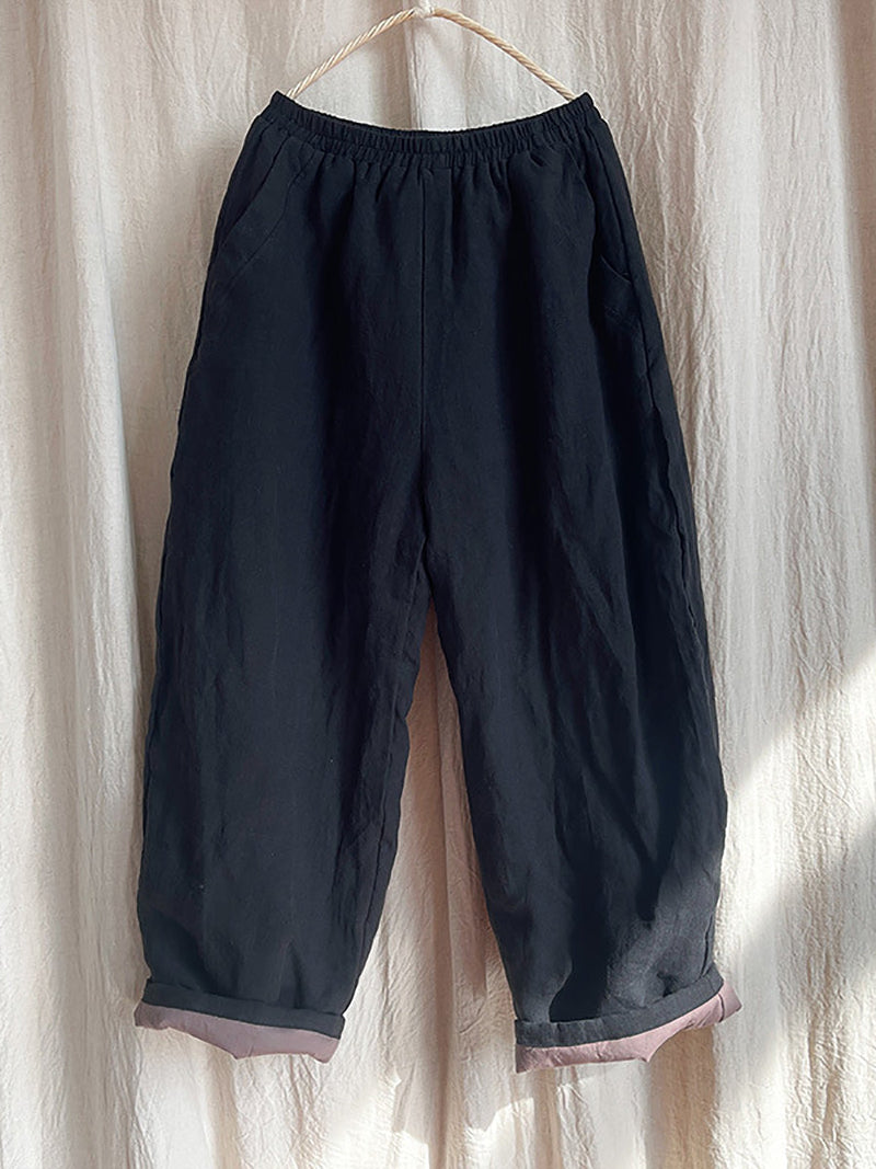 Winter Rero Linen Pocket Harem Pants At1096