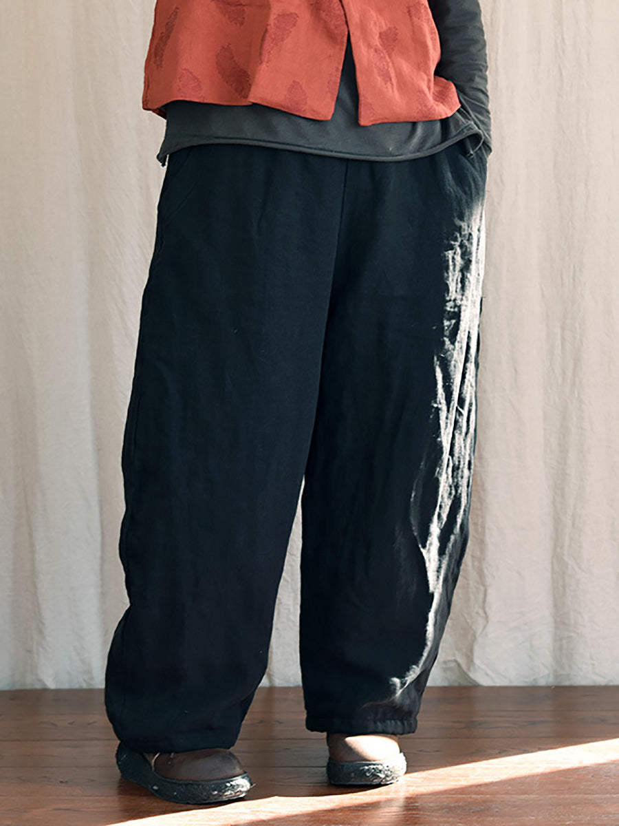Winter Rero Linen Pocket Harem Pants At1096