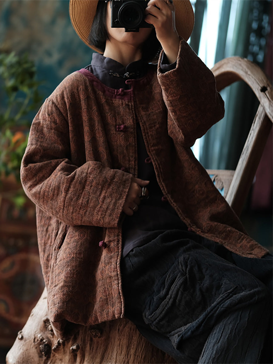 Autumn 100%cotton Short Padded Coat Ai1061