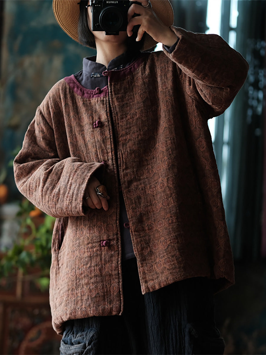 Autumn 100%cotton Short Padded Coat Ai1061