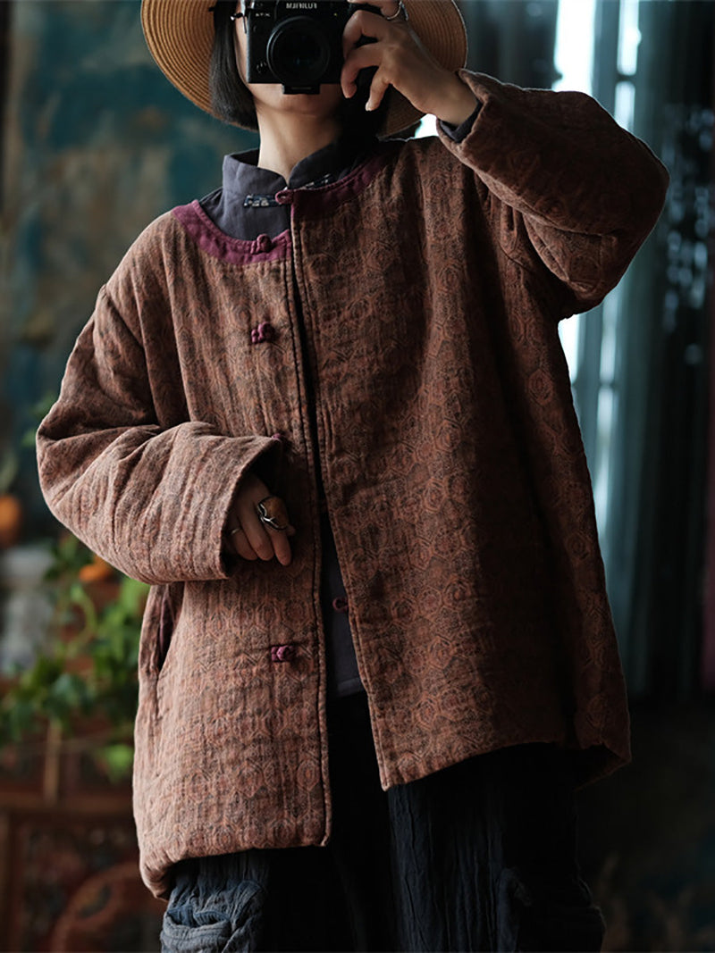 Autumn 100%cotton Short Padded Coat Ai1061