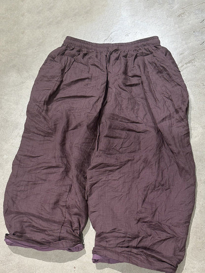 Autumn Loose Ramie Pants Ax1014
