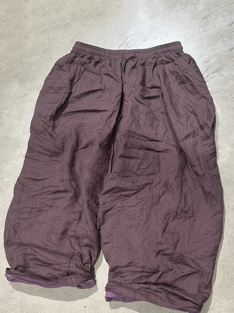 Autumn Loose Ramie Pants Ax1014