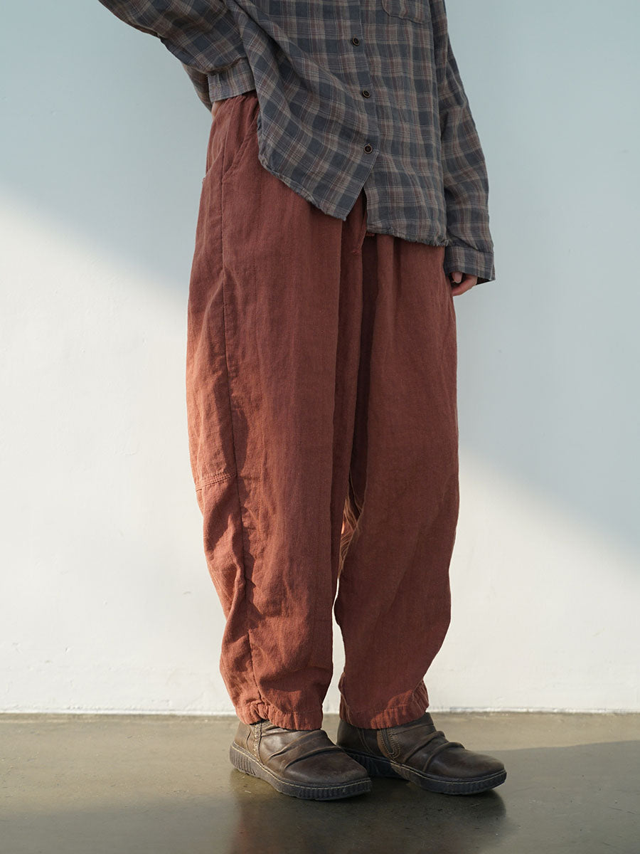 Autumn Linen Loose Pants Av1030