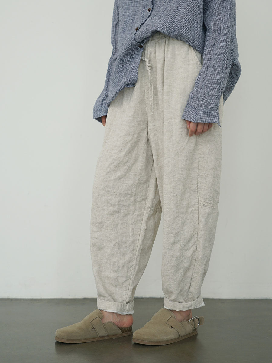 Autumn Linen Loose Pants Av1030