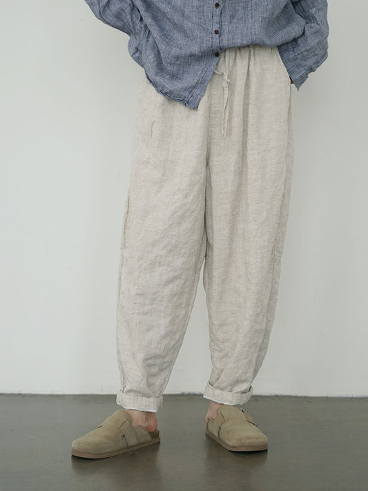 Autumn Linen Loose Pants Av1030