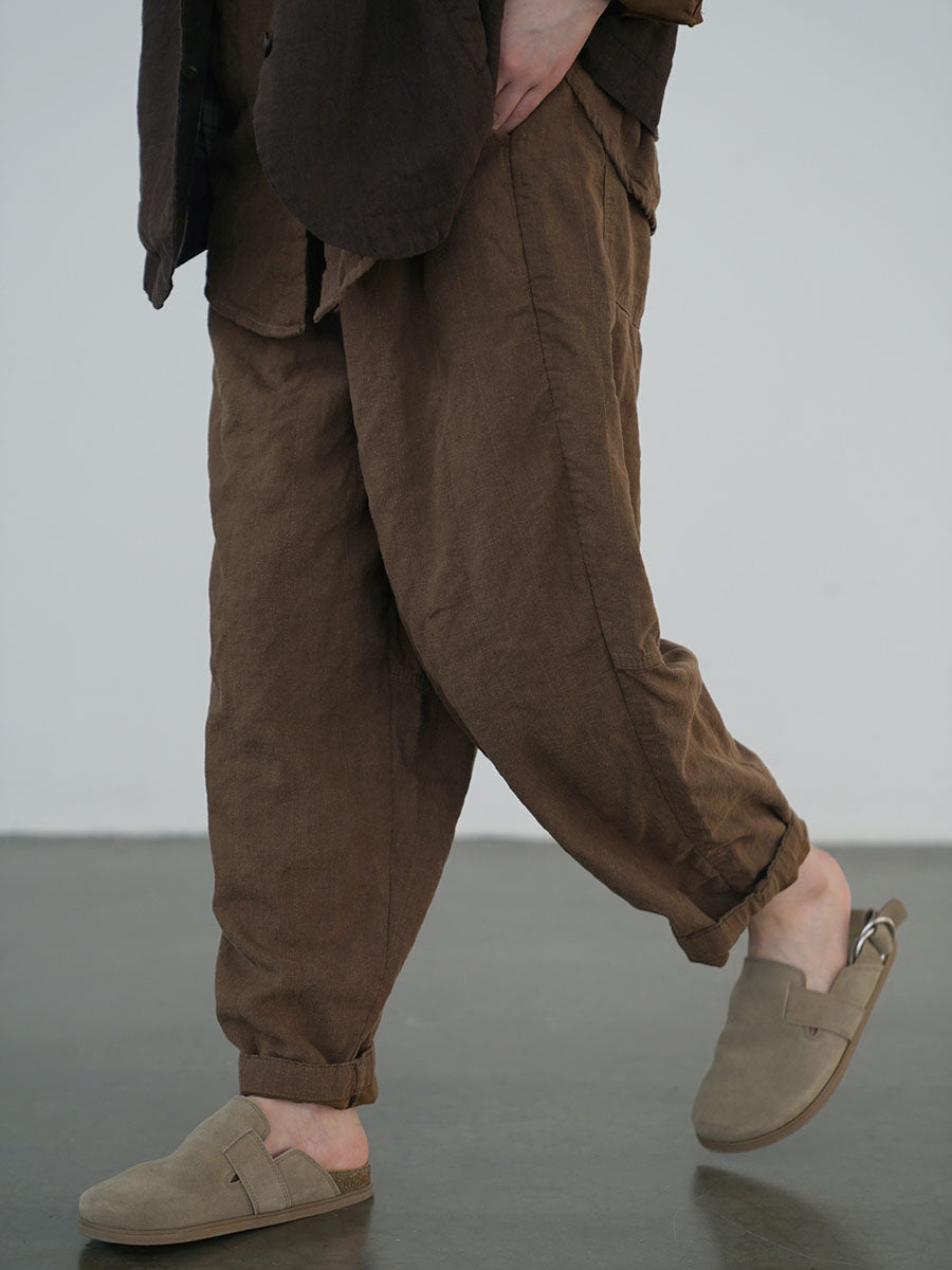 Autumn Linen Loose Pants Av1030