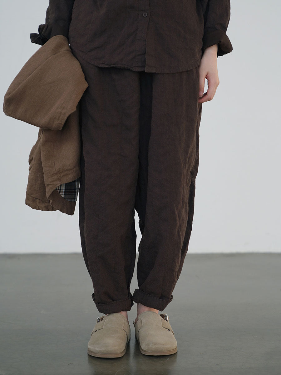 Autumn Linen Loose Pants Av1030