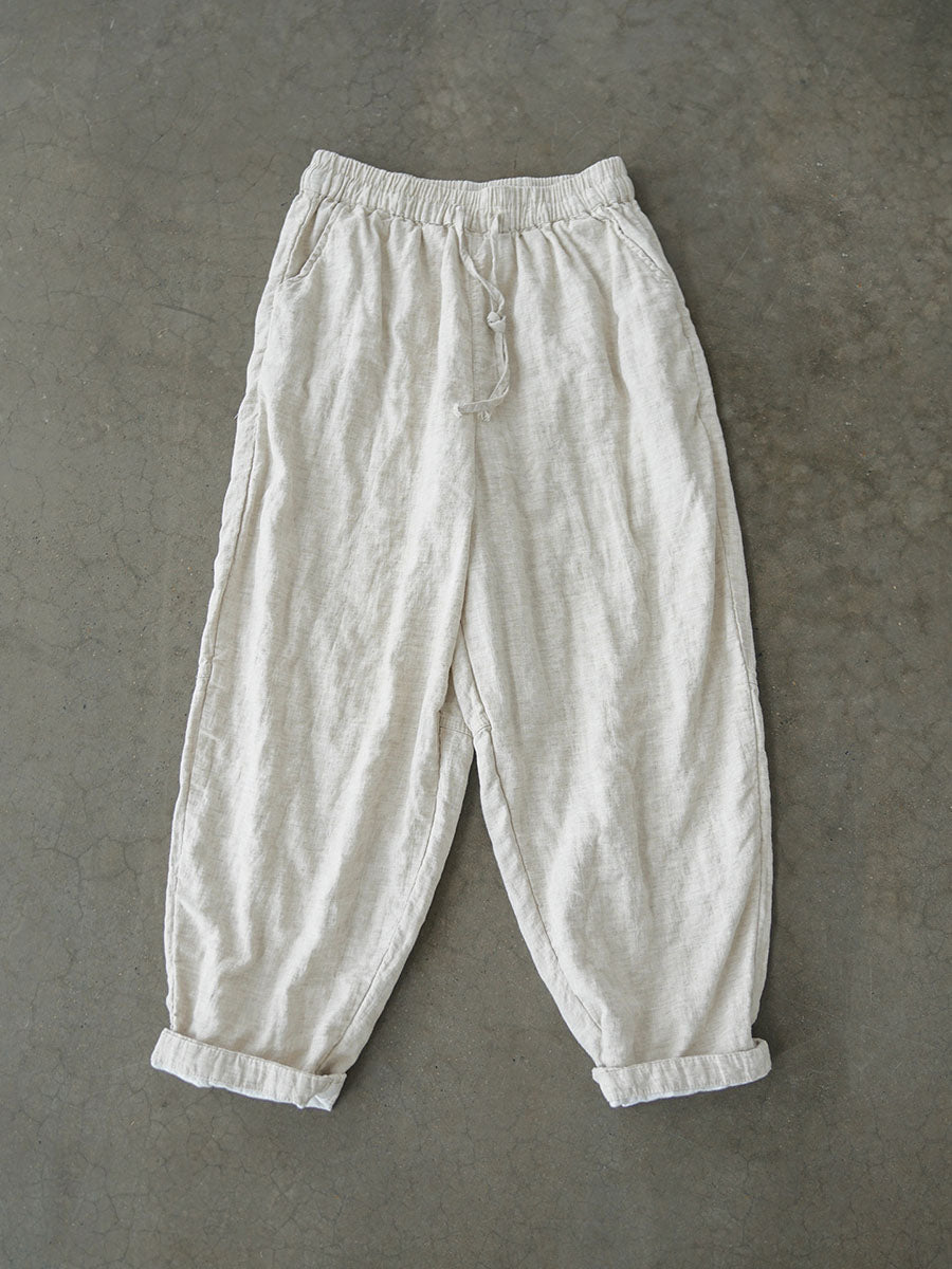 Autumn Linen Loose Pants Av1030