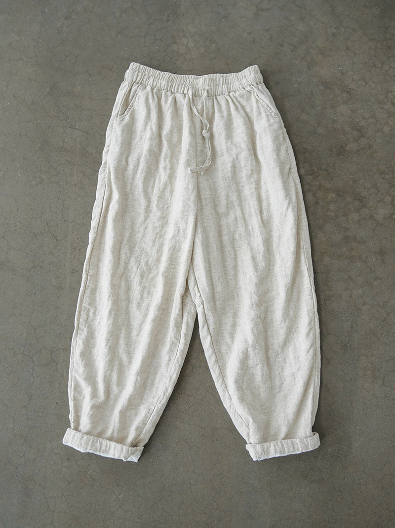 Autumn Linen Loose Pants Av1030