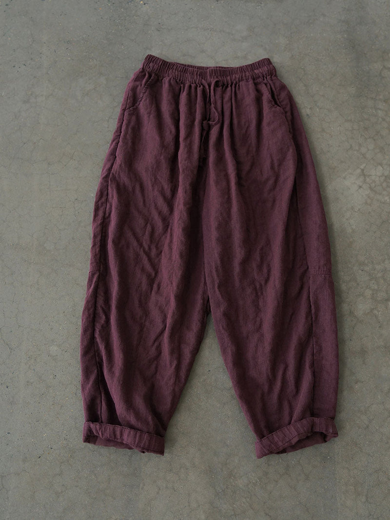 Autumn Linen Loose Pants Av1030