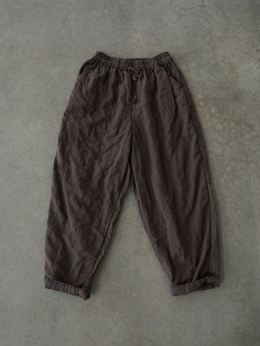Autumn Linen Loose Pants Av1030