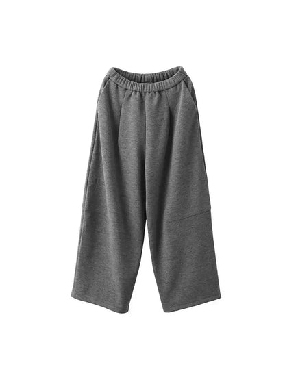 Winter Fleece-lined Wide-leg Pants Wu006