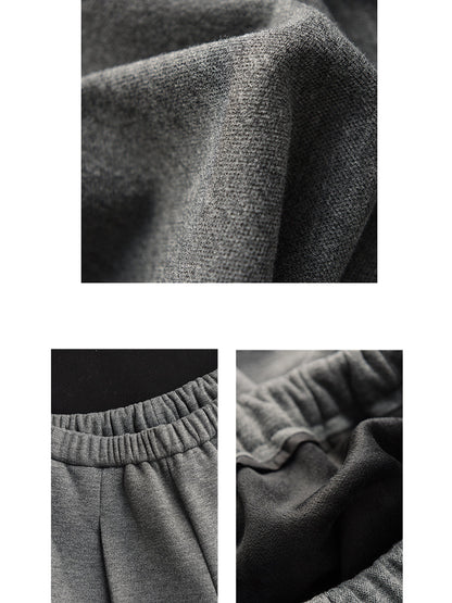 Winter Fleece-lined Wide-leg Pants Wu006