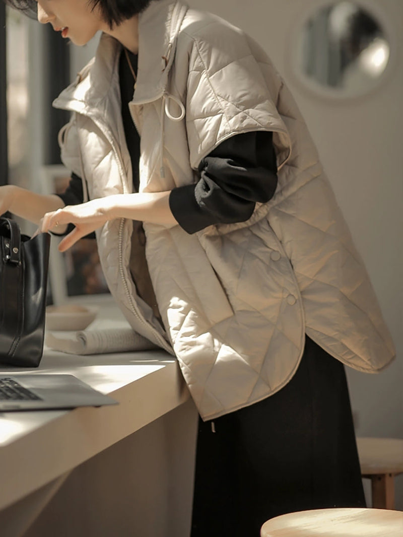 Winter Padded Vest Coat Wu017