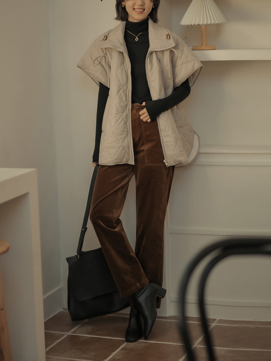 Winter Padded Vest Coat Wu017