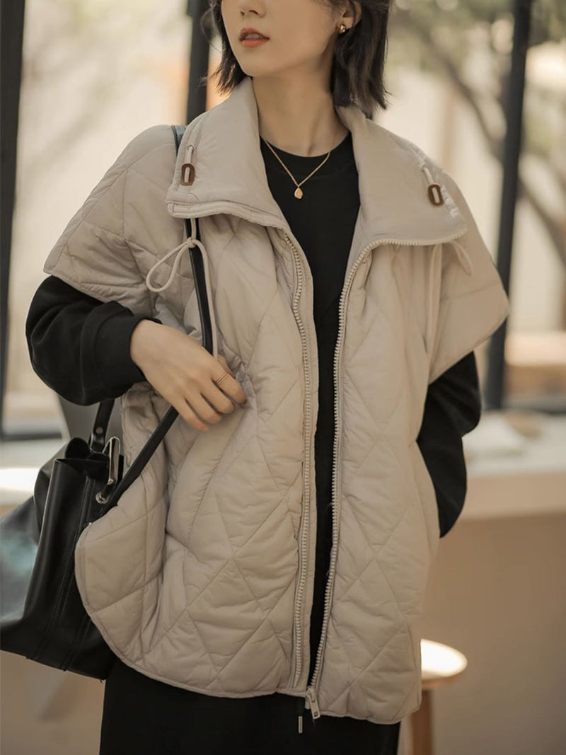 Winter Padded Vest Coat Wu017