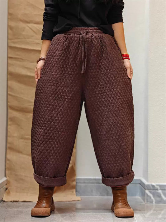 Winter Padded Harem Pants Wu026