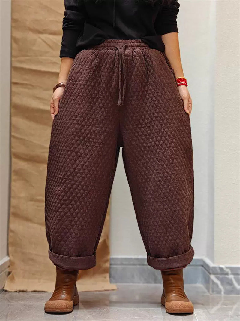 Winter Padded Harem Pants Wu026