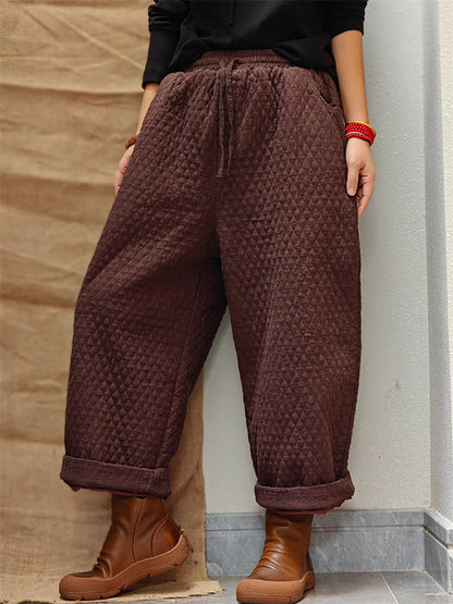 Winter Padded Harem Pants Wu026