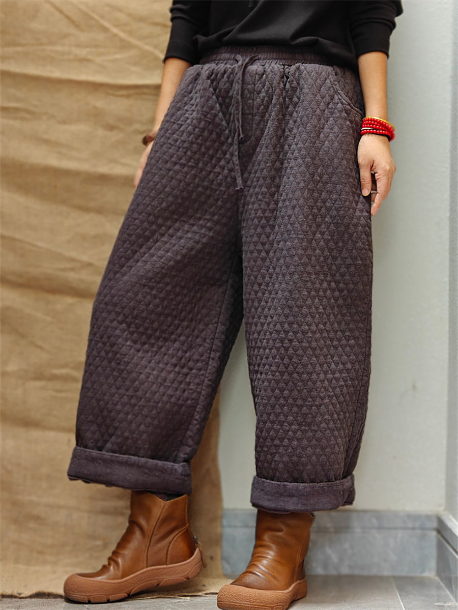 Winter Padded Harem Pants Wu026