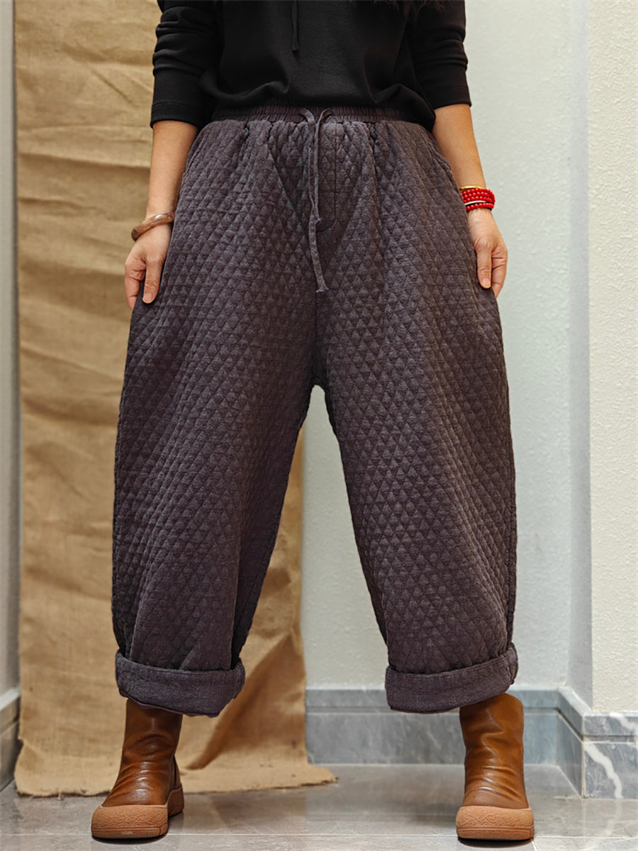 Winter Padded Harem Pants Wu026