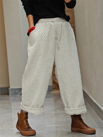 Winter Padded Harem Pants Wu026