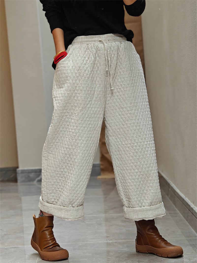 Winter Padded Harem Pants Wu026