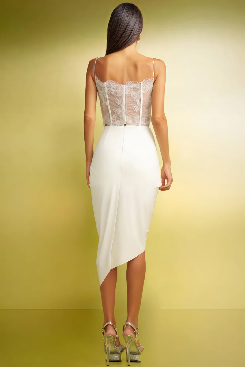 Craylk Sleeveless Lace Mini Two-piece Set