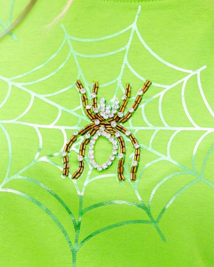 Spooky Web Glow Sweatshirt