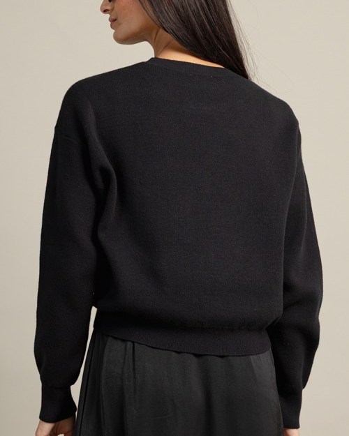 Layered Sweater Maxi Dress